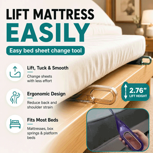 Favoreli® ✨🛏 2-in-1 Mattress Lifter & Sheet Tucker