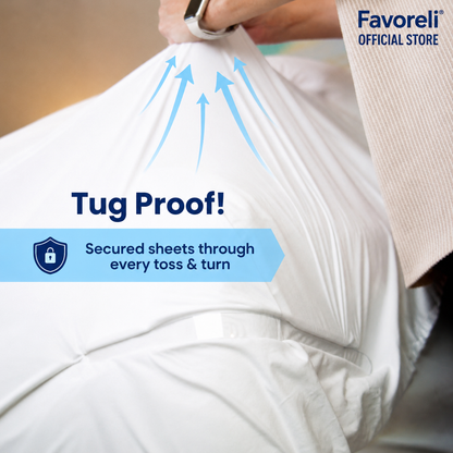 Favoreli® Sheet Straps — No More Wrinkled, Shifted Sheets (Set of 4)