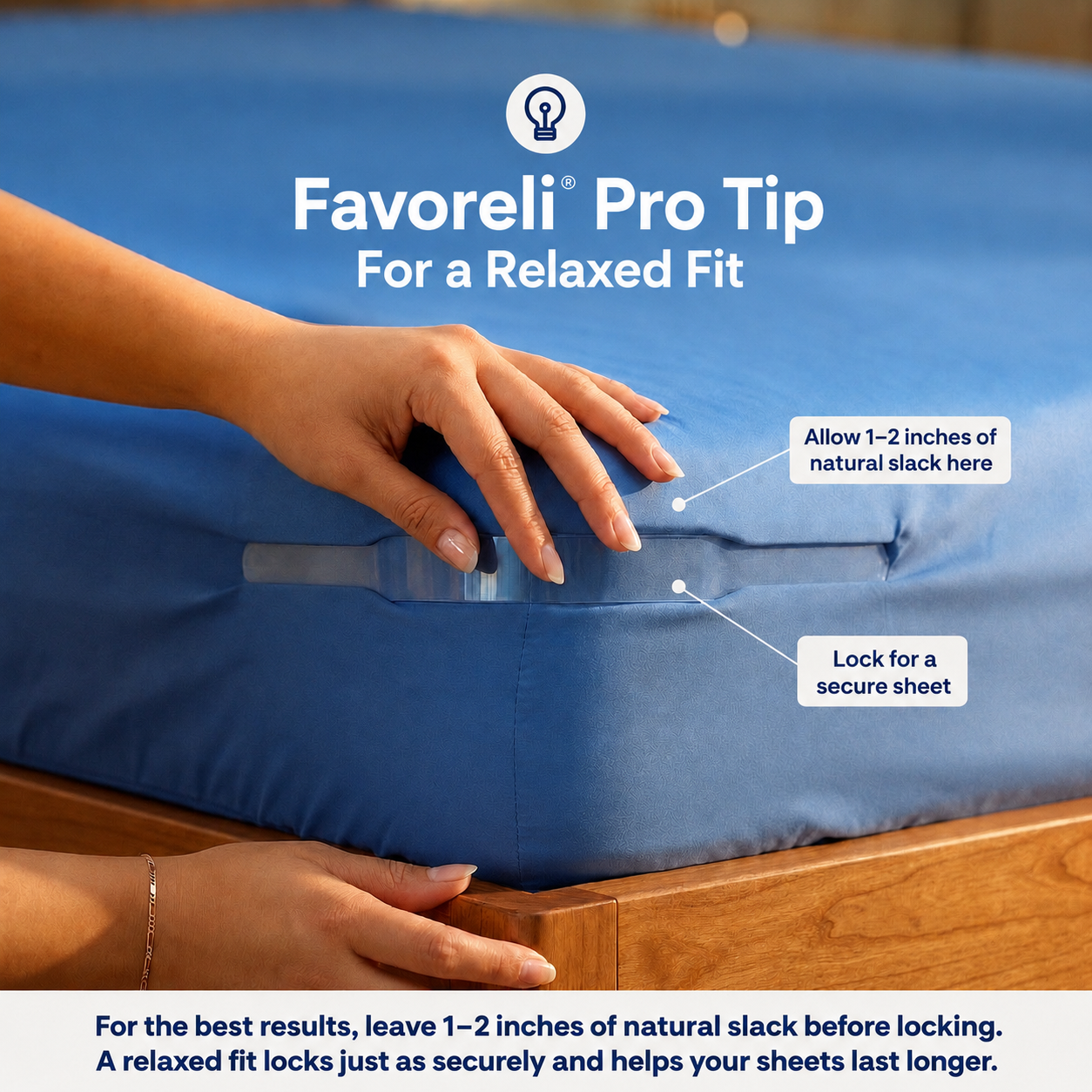 Favoreli® Sheet Straps — No More Wrinkled, Shifted Sheets (Set of 4)